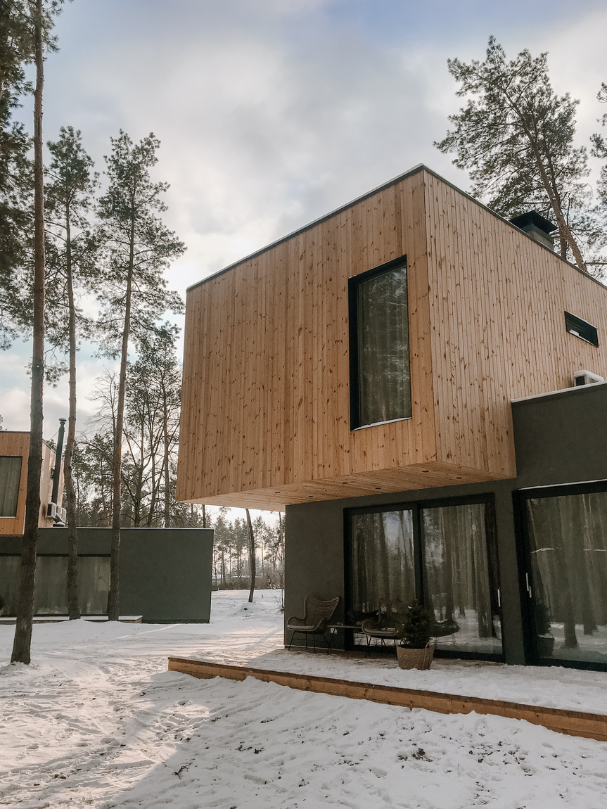 Brown Wooden on a Winter's Day 